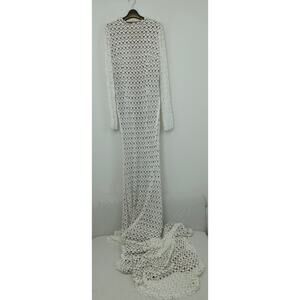 Daughters of Simone NWT Hollis Lace Open Back Wedding Gown Bridal Bohemian XL